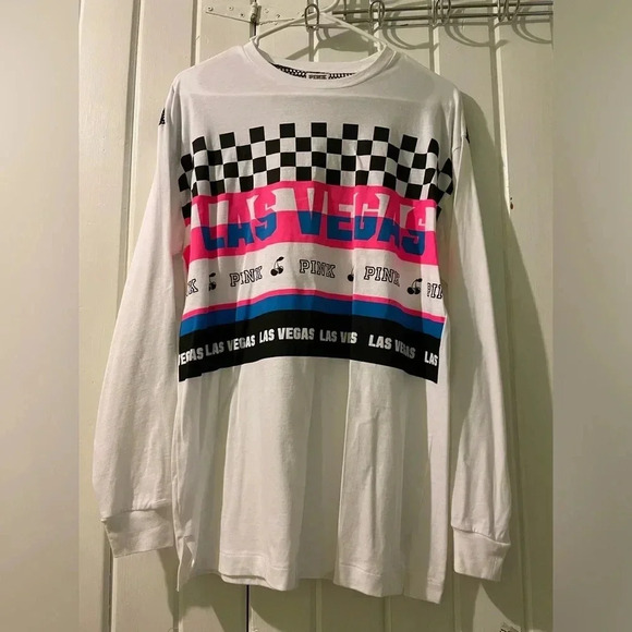 VS PINK Las Vegas tee-oversized X-small like new - Picture 1 of 7